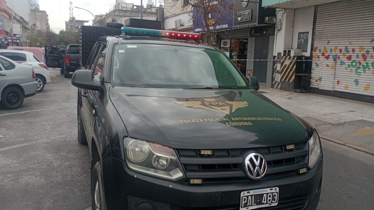 Foto del operativo en el centro